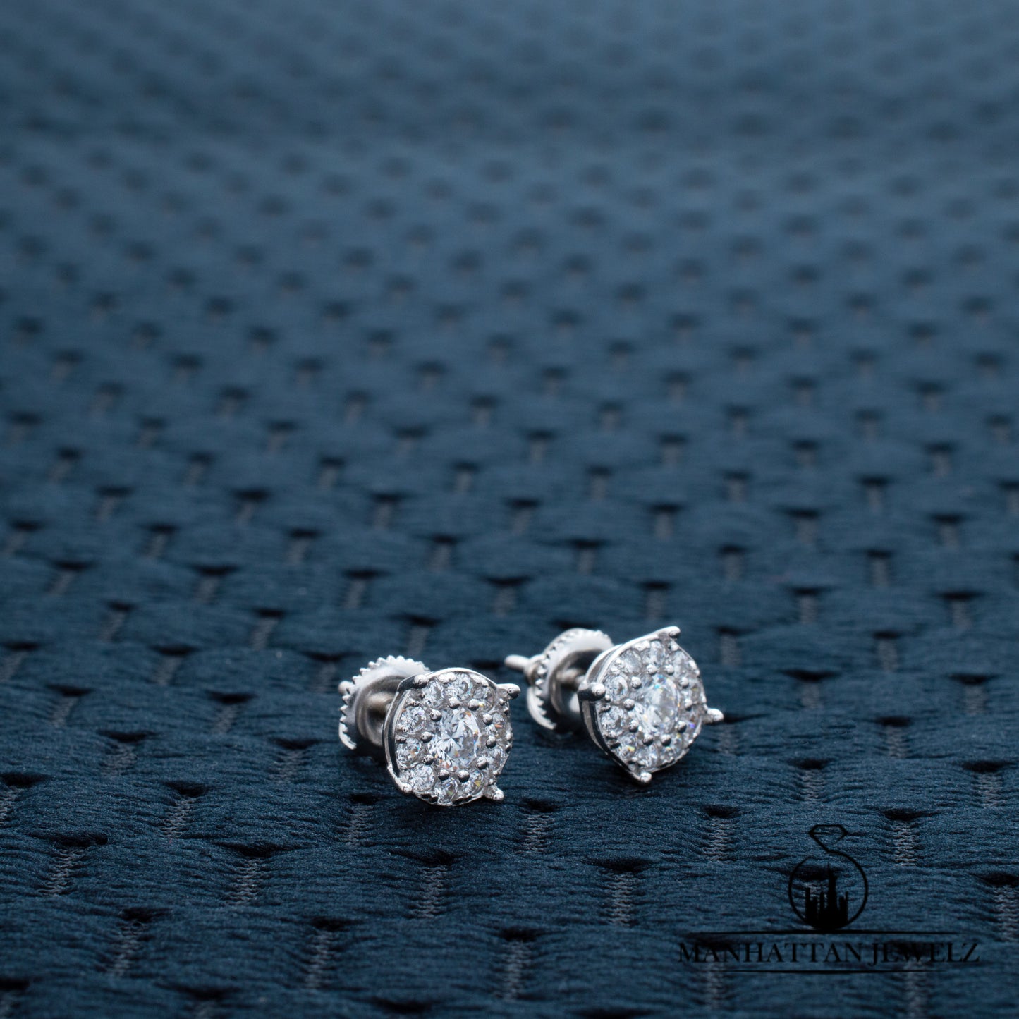 Moissanite Silver Earrings I M10004