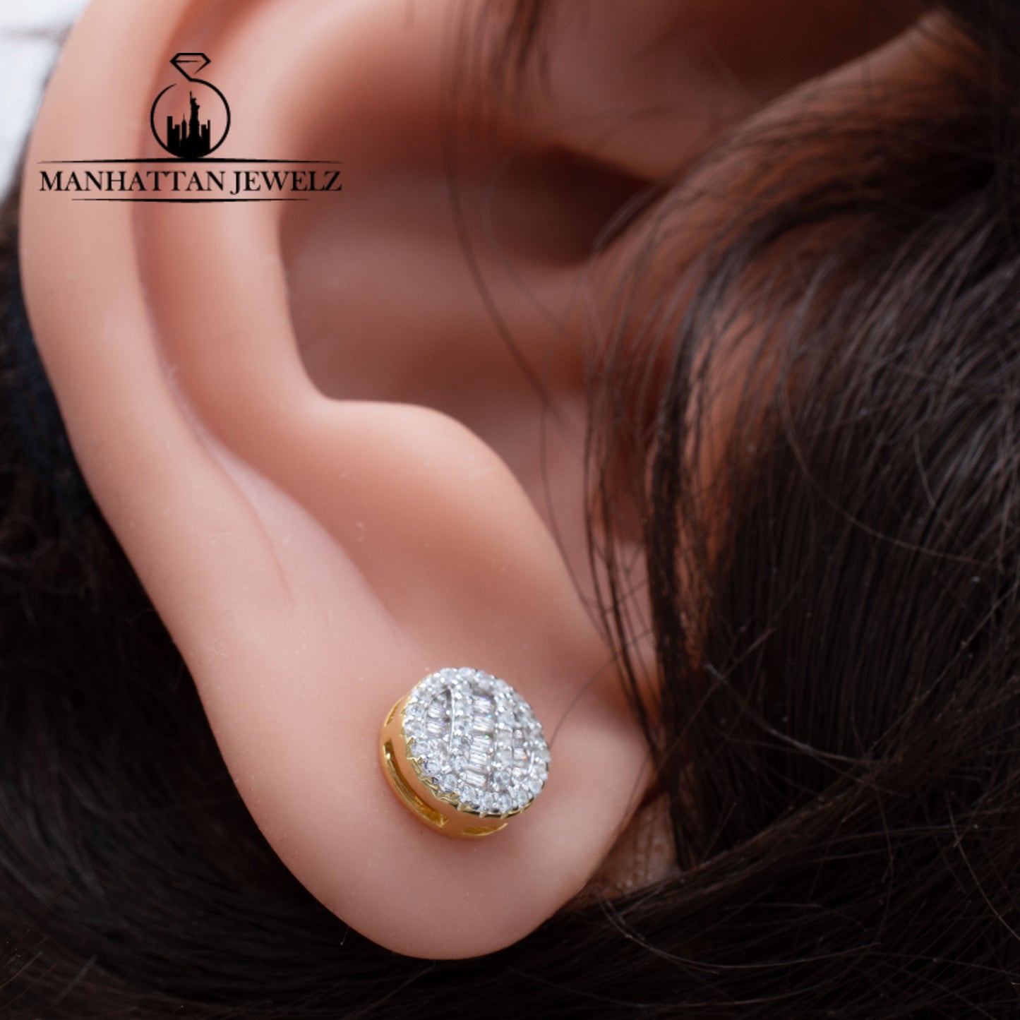 Moissanite Silver Earrings I M10003