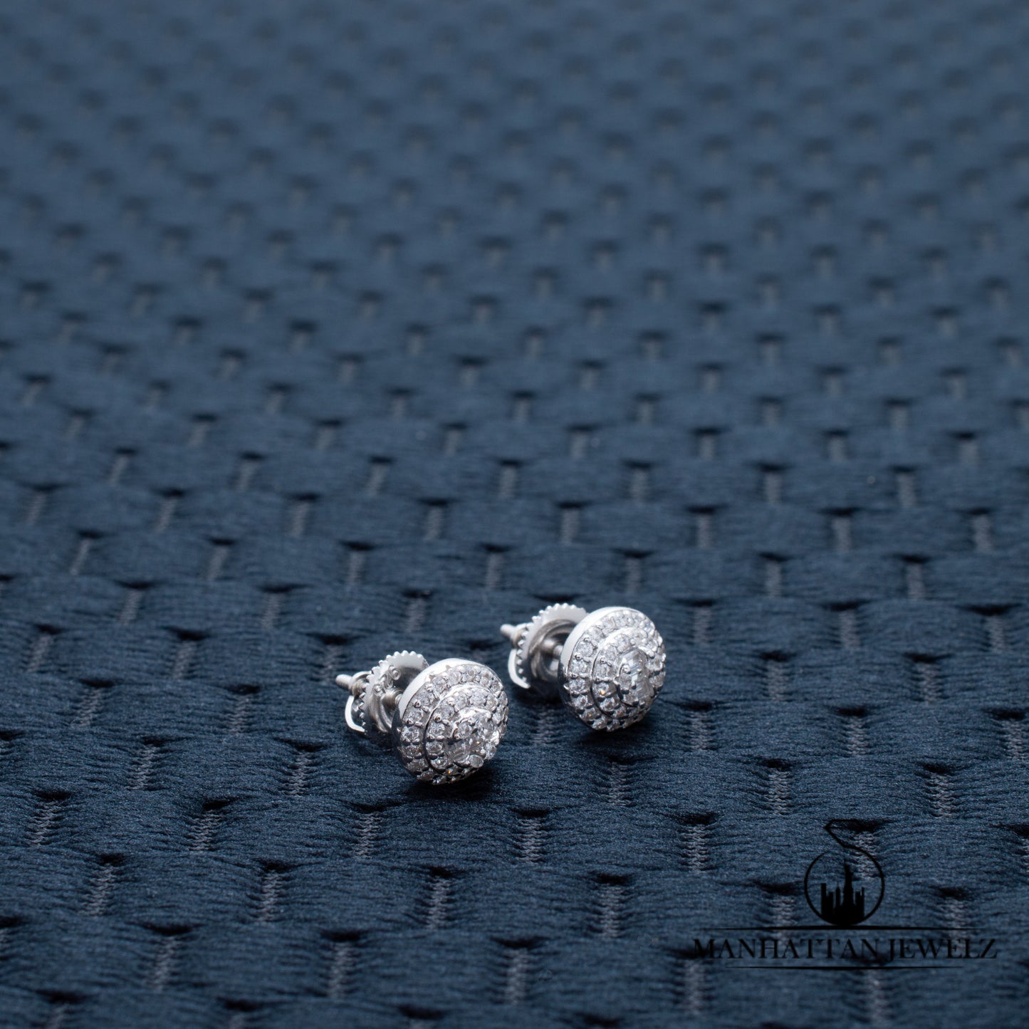 Moissanite Silver Earrings I M10001