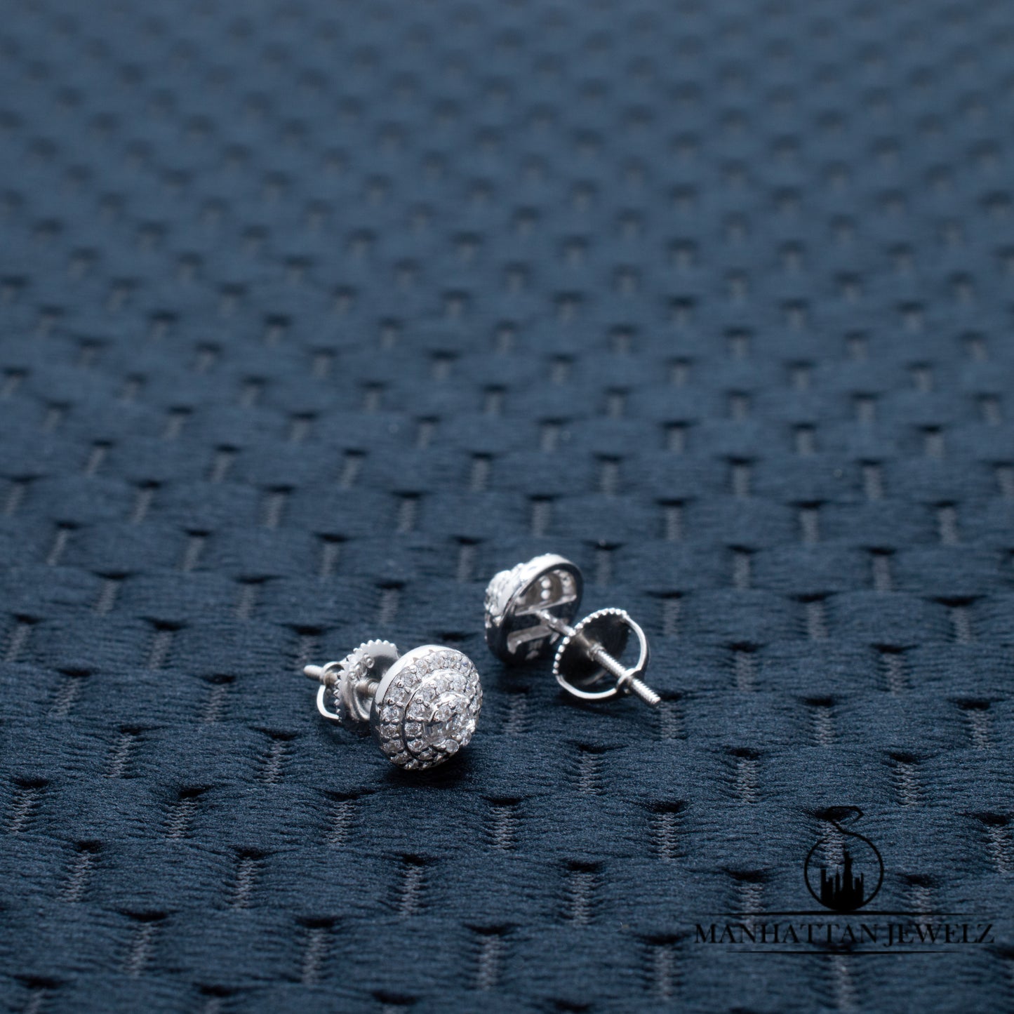 Moissanite Silver Earrings I M10001