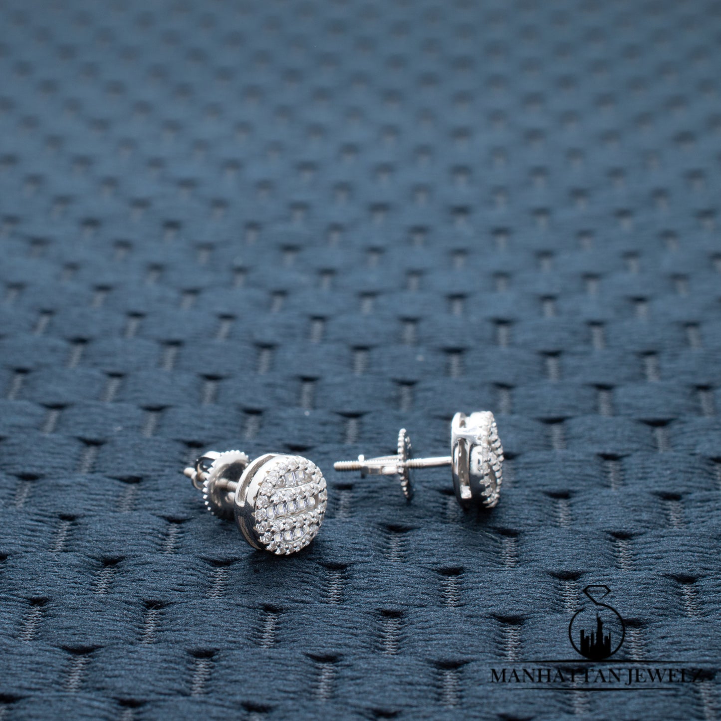 Moissanite Silver Earrings I M10002