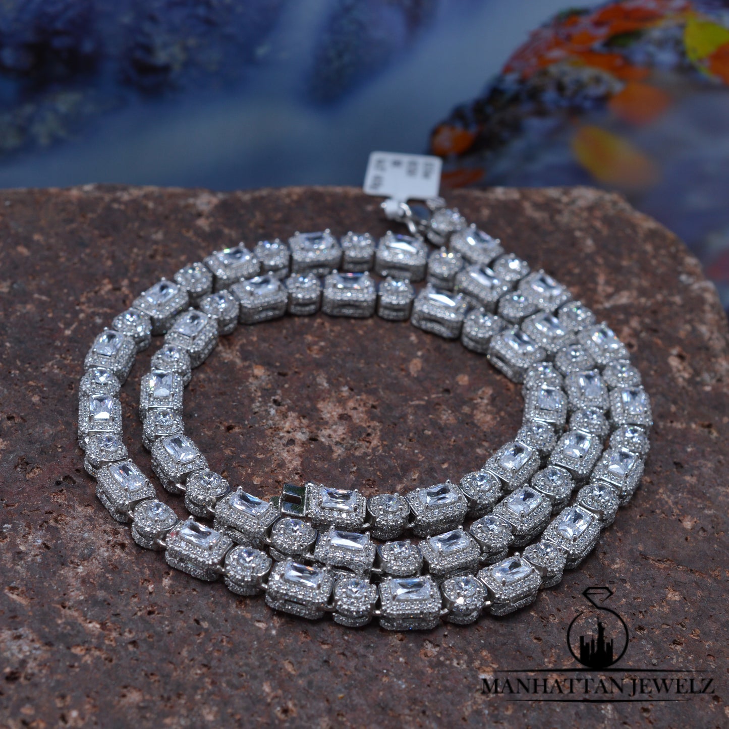 CZ BAGUETTE NECKLACE