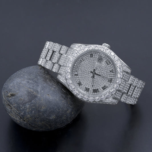 STEEL FULL CZ WATCH I 100068